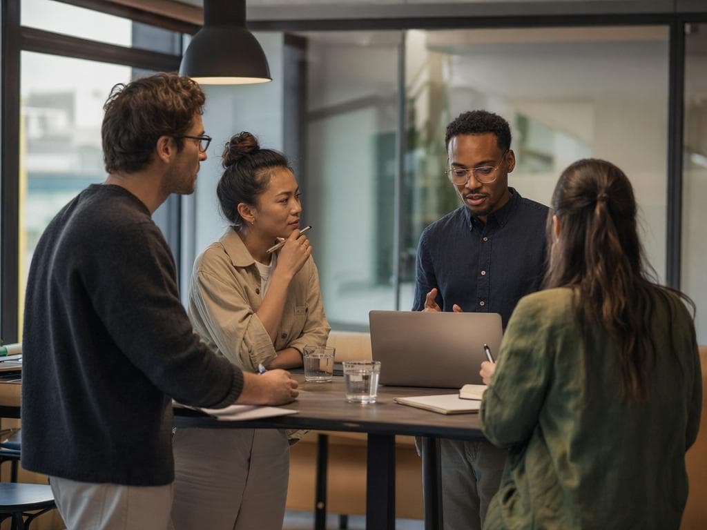 Embedded delivery team in a planning session